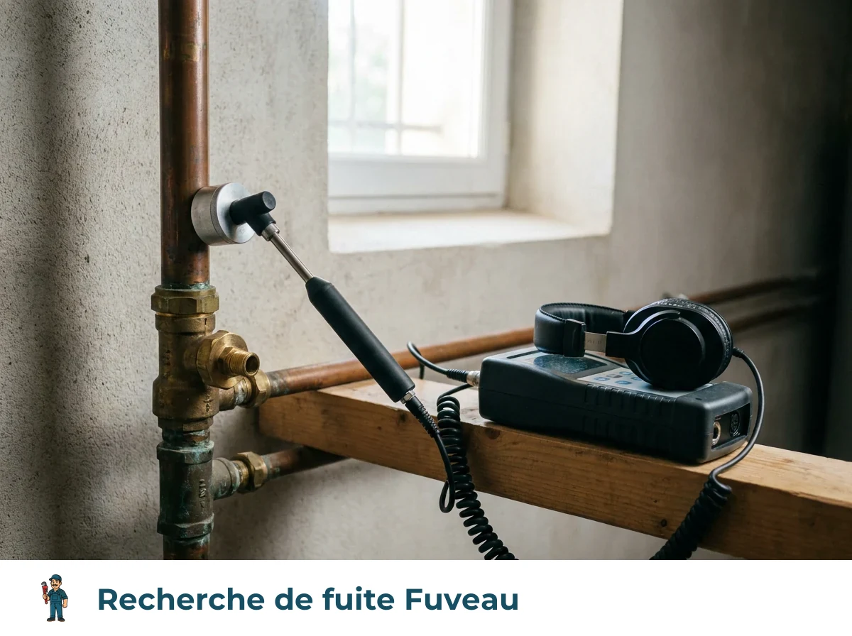 Recherche de fuite à Fuveau