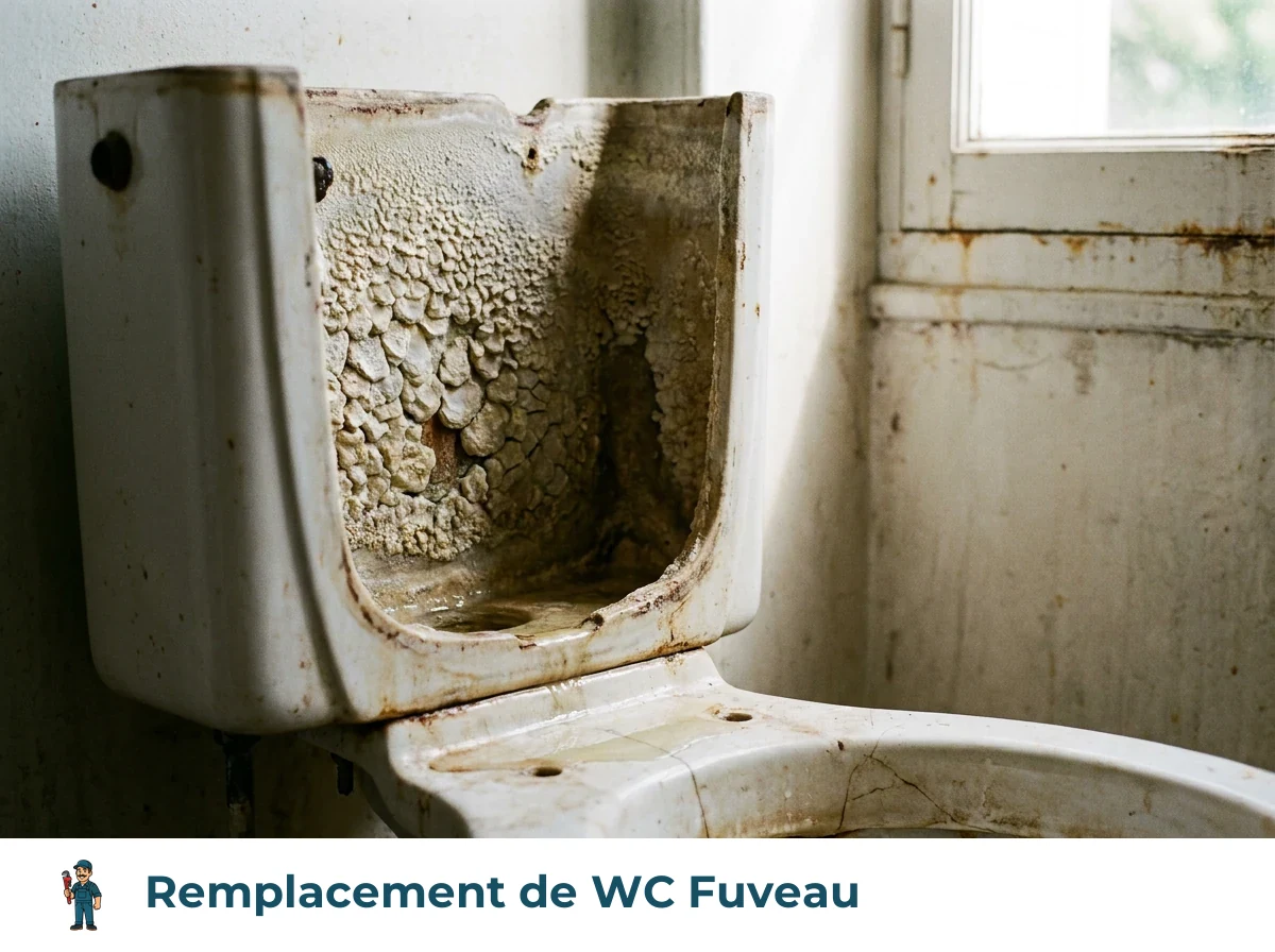 Remplacement de WC à Fuveau